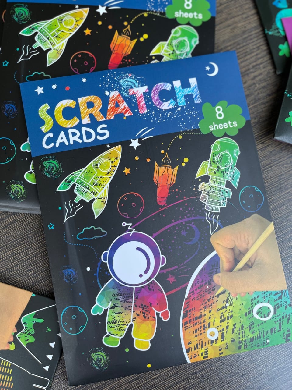 DIY Animal Theme Magic Scratch Art set (Assorted)