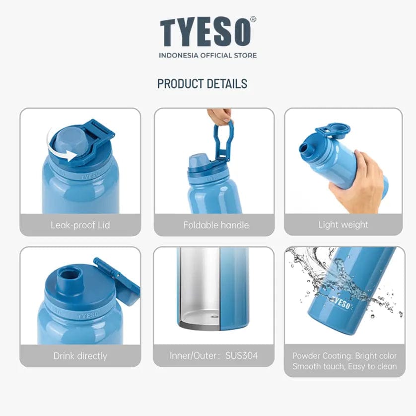Tyeso Stainless Steel Water Bottle