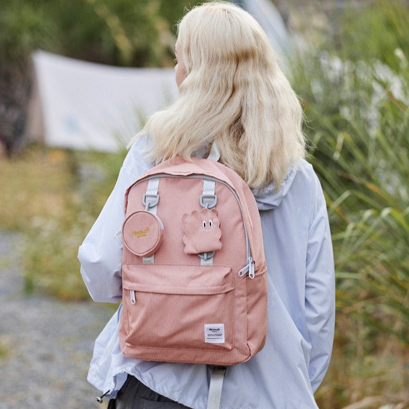 Waterproof Canvas Backpack with Removable Coin Purse