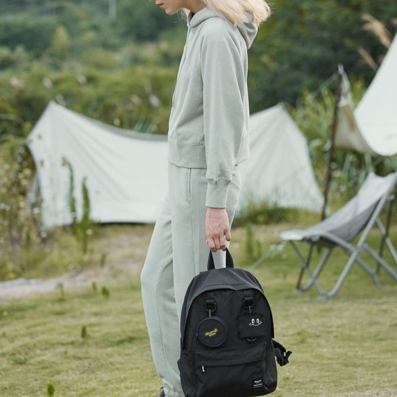 Waterproof Canvas Backpack with Removable Coin Purse