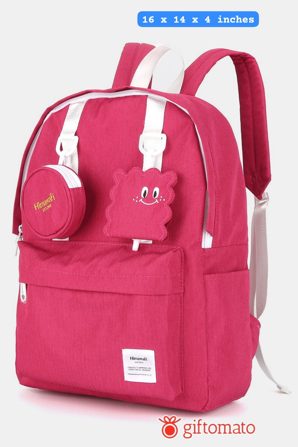 Waterproof Canvas Backpack with Removable Coin Purse