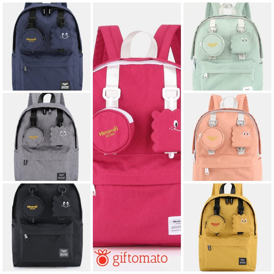 Waterproof Canvas Backpack with Removable Coin Purse