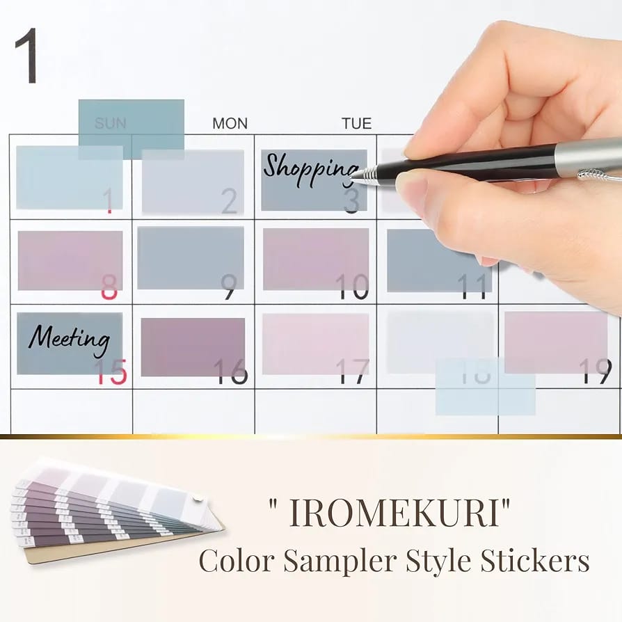 Colour Sampler Style Stickers