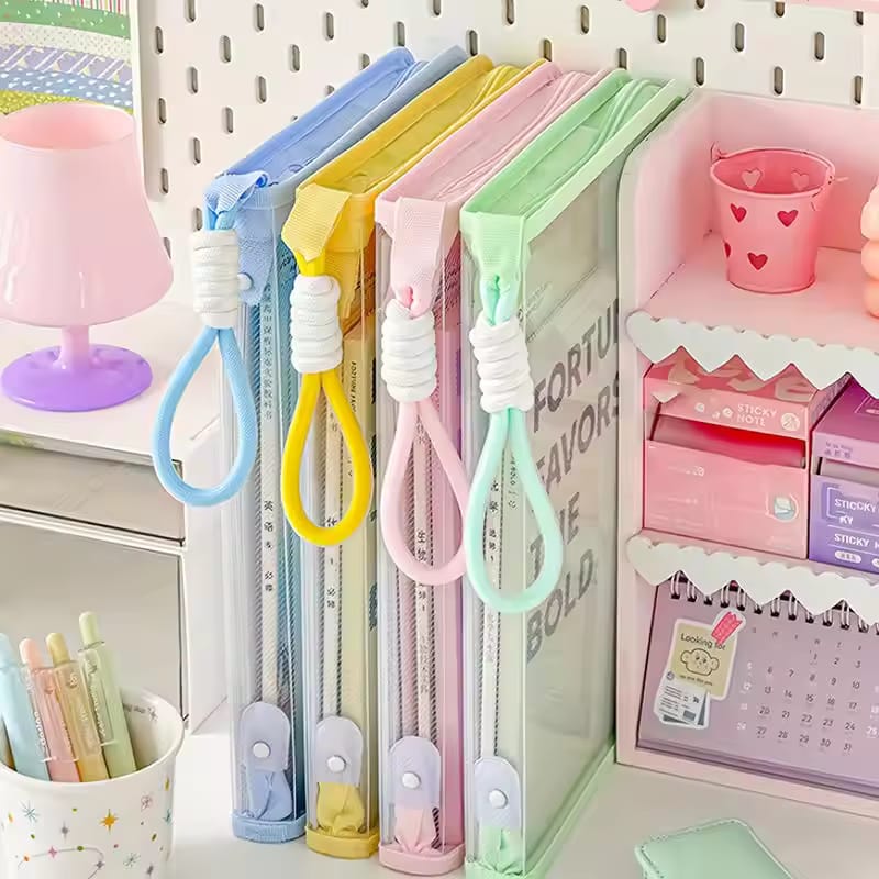 Mesh Zipper Stationery Bag