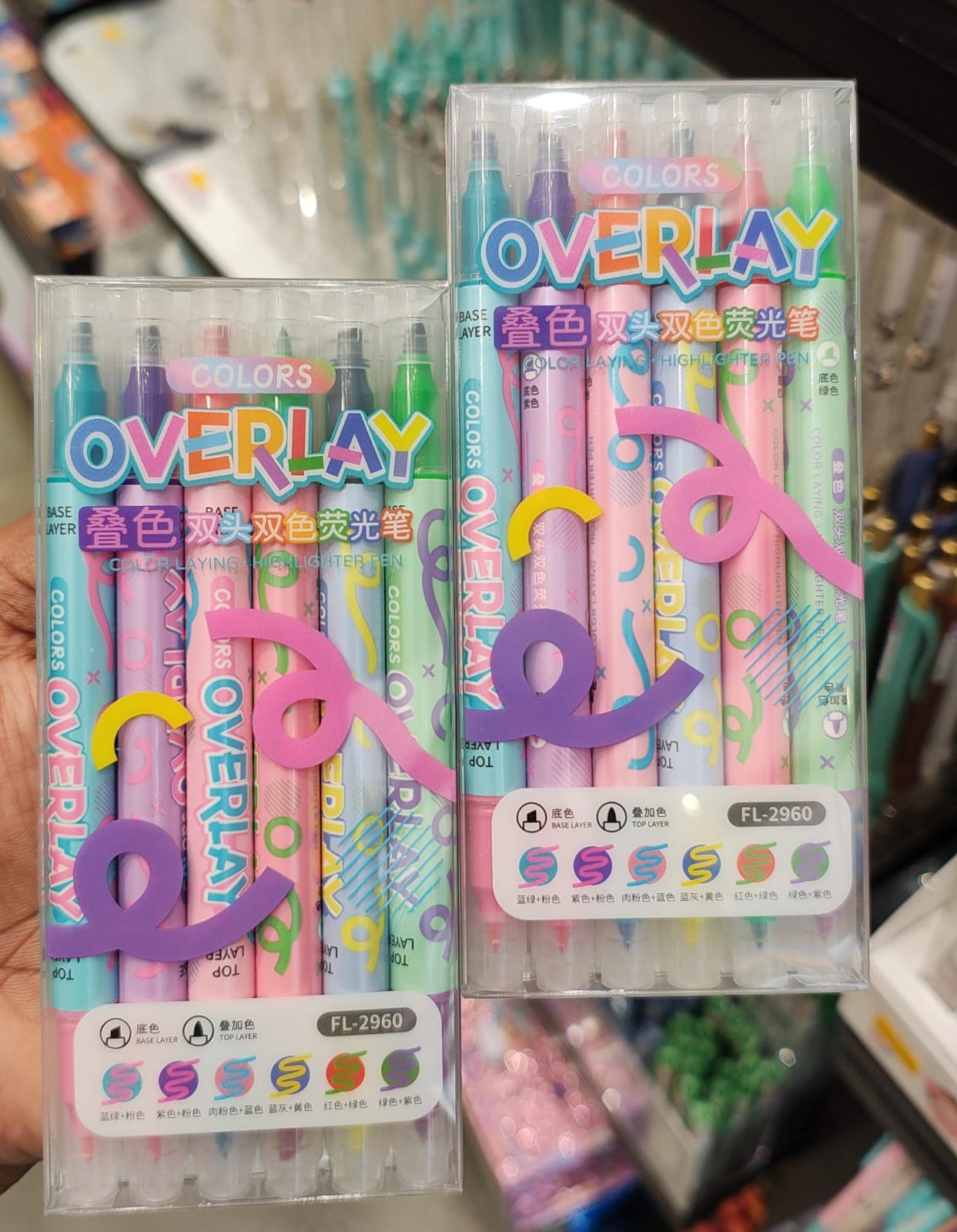 Set Of Art Markers And Highlighter