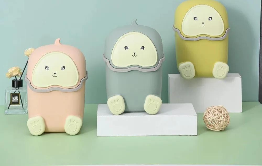 Cartoon-Themed Desk Dustbin