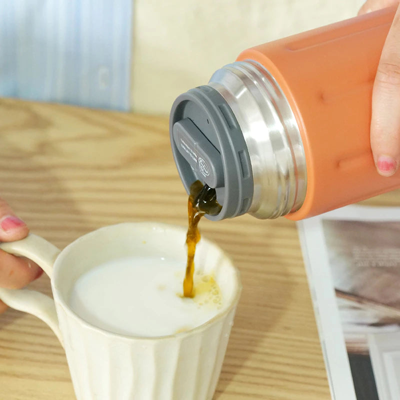 Tyeso Vacuum Insulated Bttle Keep Cold And Hot With Handle