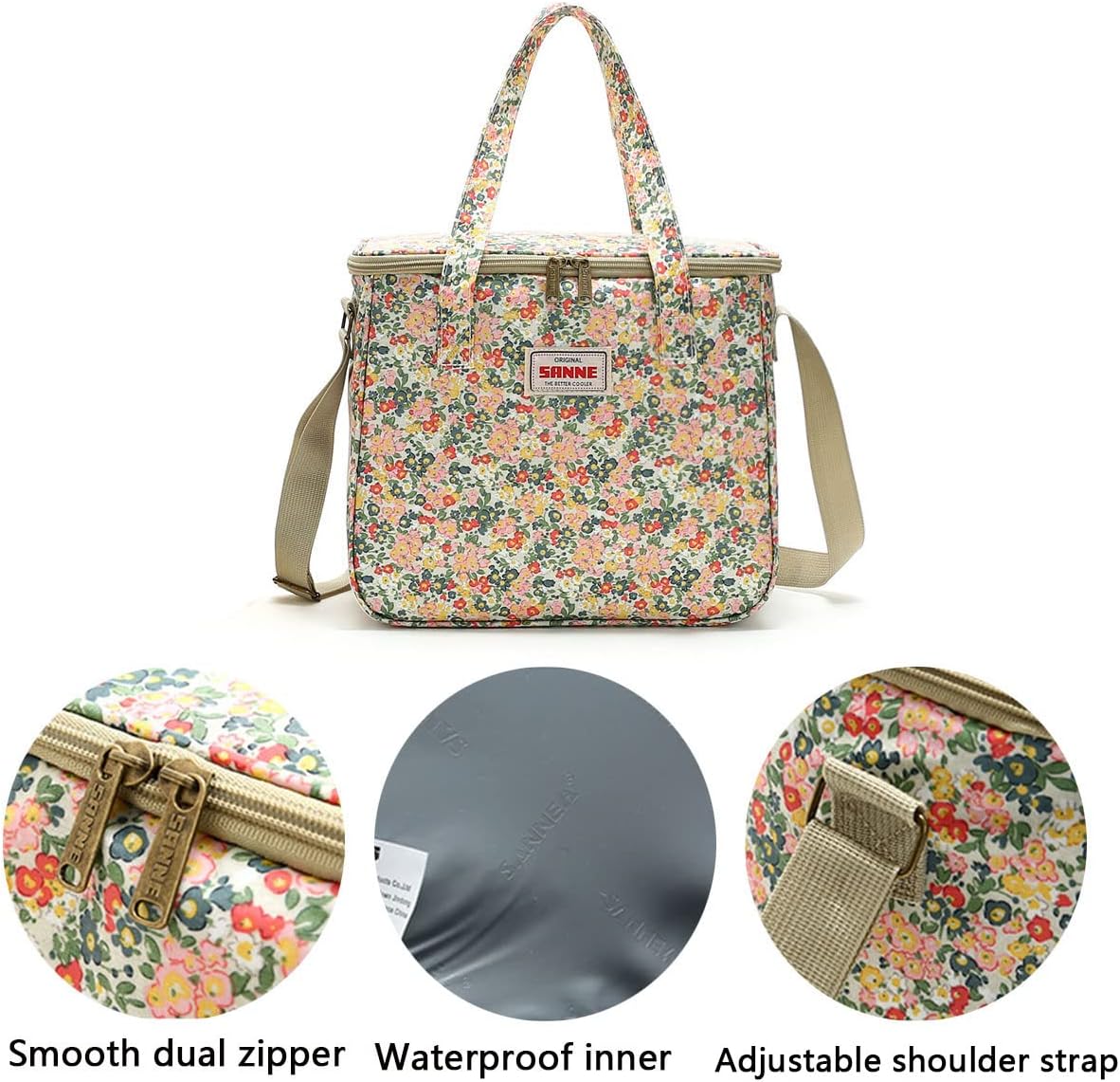 Leakproof 11L Insulated Lunch Bag - Soft Cooler for Work & Picnic