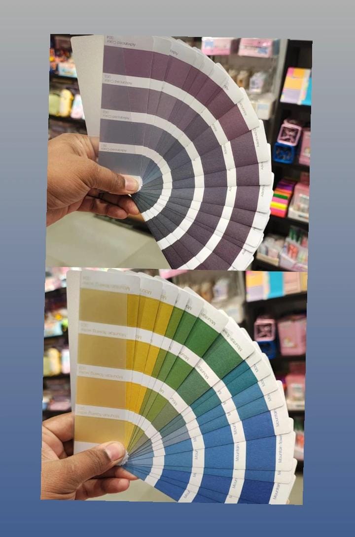Colour Sampler Style Stickers