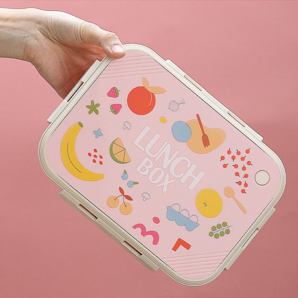 Fruit Printed Stainless Steel Lunch Box