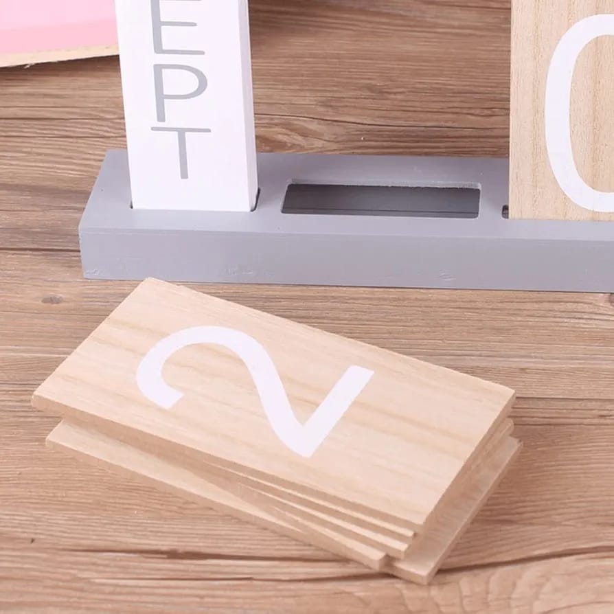 Wooden Perpetual Calendar