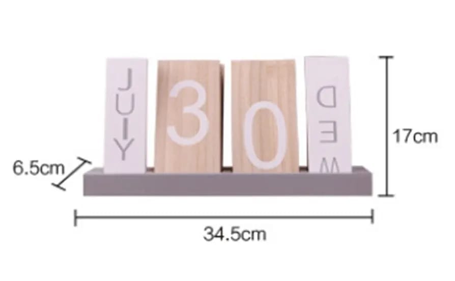 Wooden Perpetual Calendar