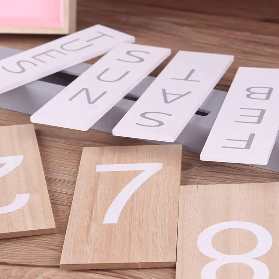 Wooden Perpetual Calendar