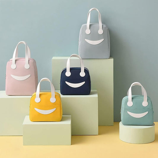 Smiley Design Leakproof Lunch Bag