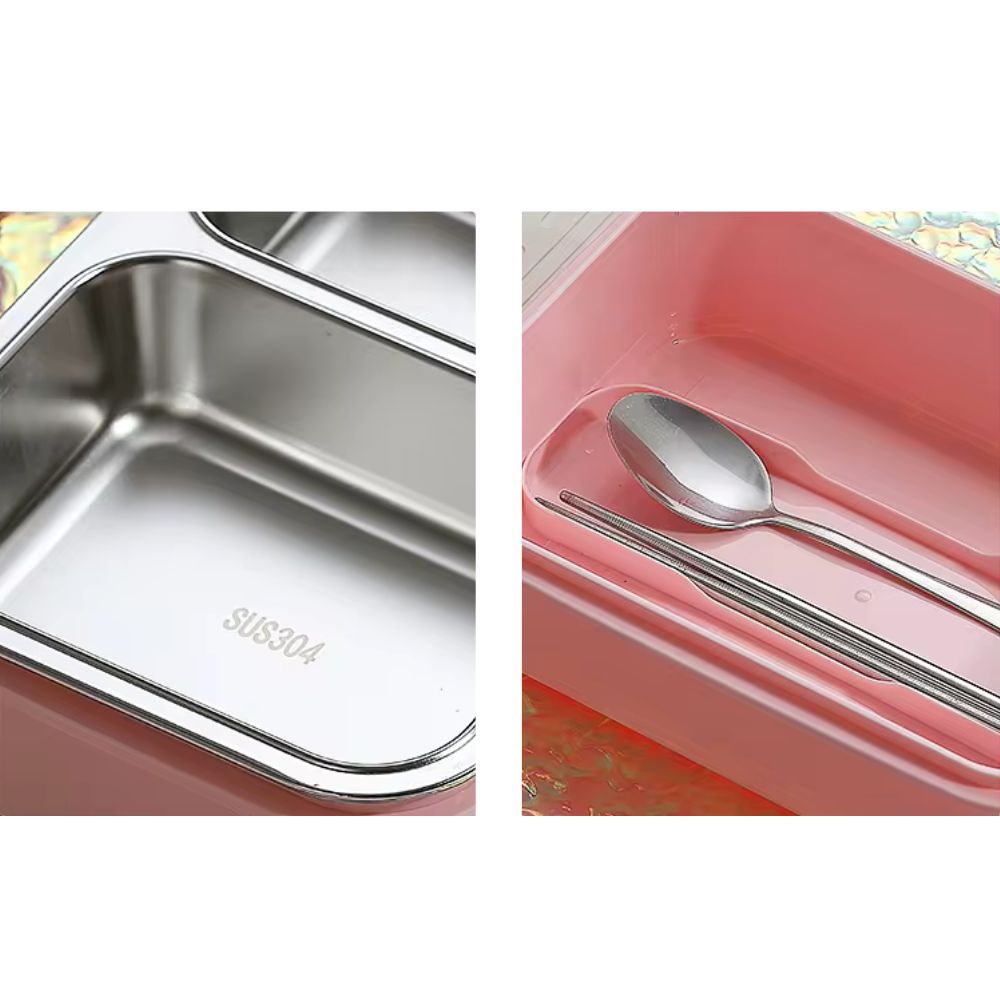 Fruit Printed Stainless Steel Lunch Box