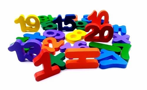 Toy Blocks Puzzle 1-20 Latter Wood For Kids