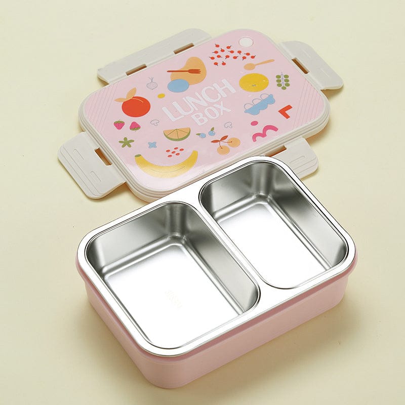 Fruit Printed Stainless Steel Lunch Box