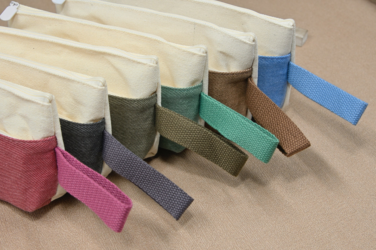 Split Canvas Pouches