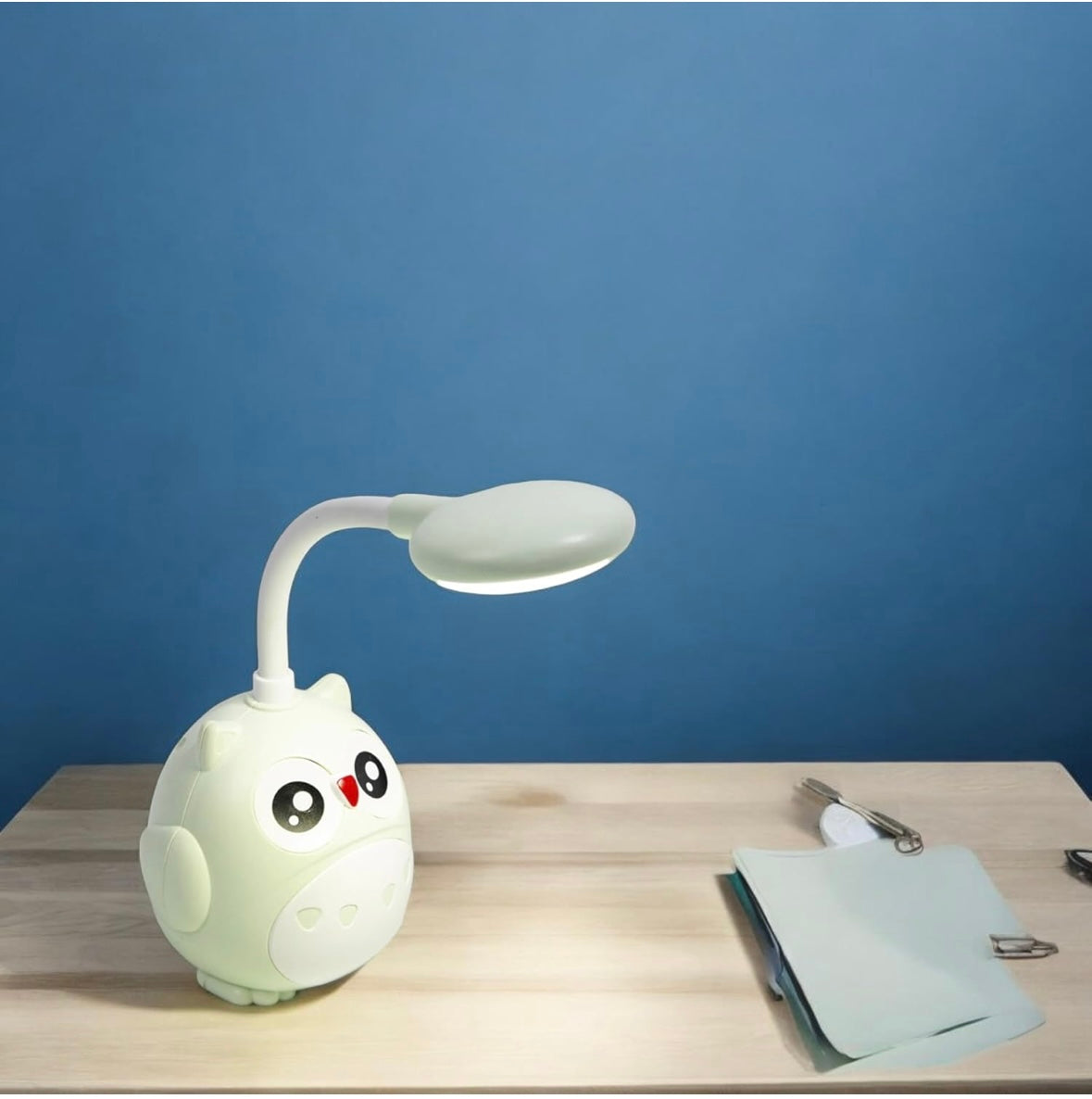 Cartoon Owl Shaped Study Lamp (Pack of 1)