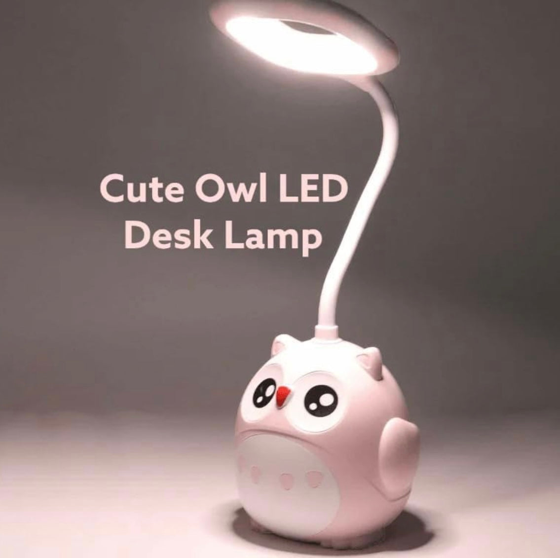 Cartoon Owl Shaped Study Lamp (Pack of 1)