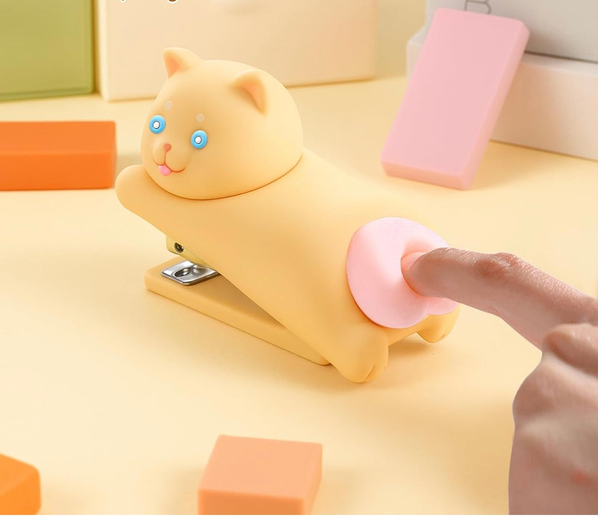 Cartoon Silicone Stapler