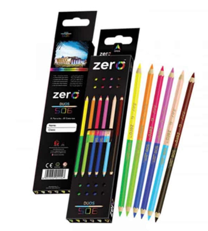 Soft Wood 6 Double Sided Pencil