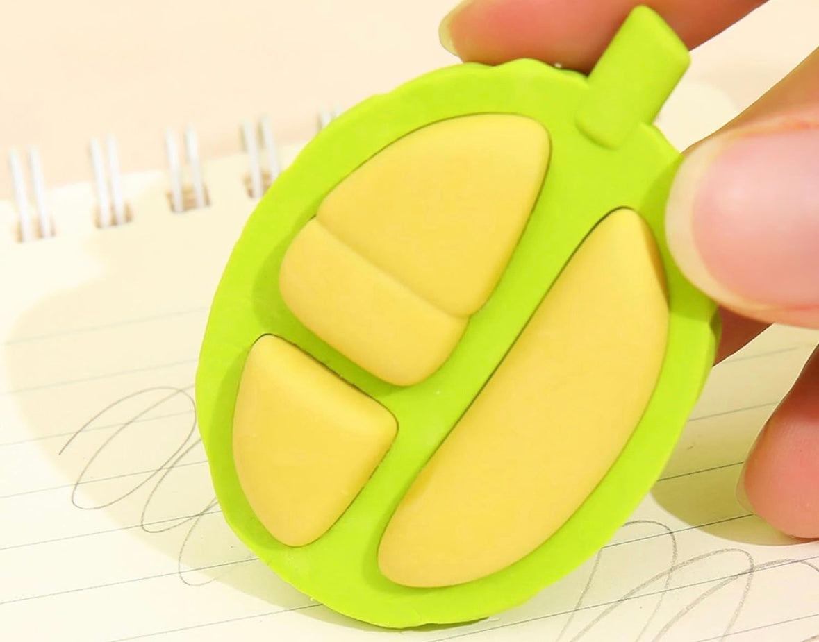 Creative Fruit Durian Erasers