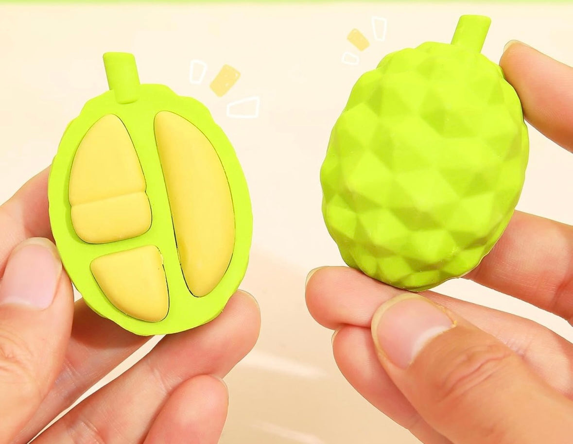 Creative Fruit Durian Erasers