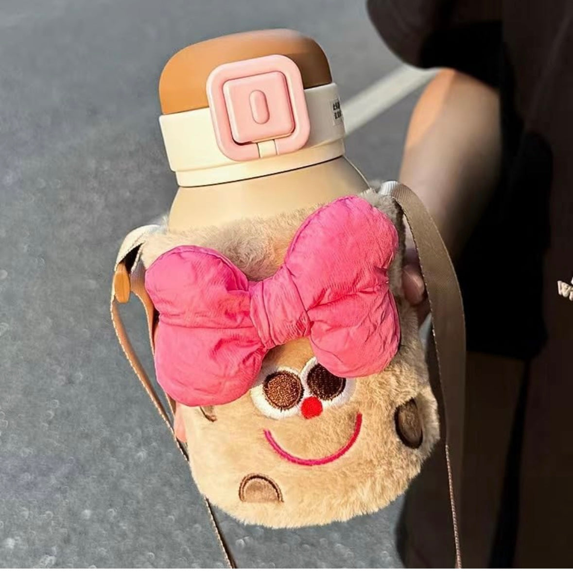 Cute Plush Cup Bottle
