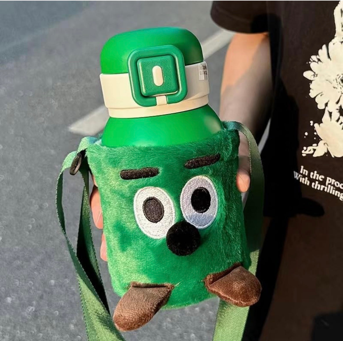 Cute Plush Cup Bottle
