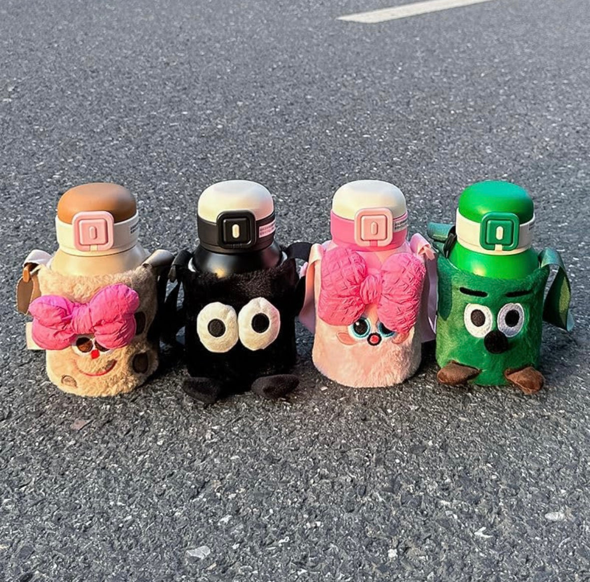 Cute Plush Cup Bottle