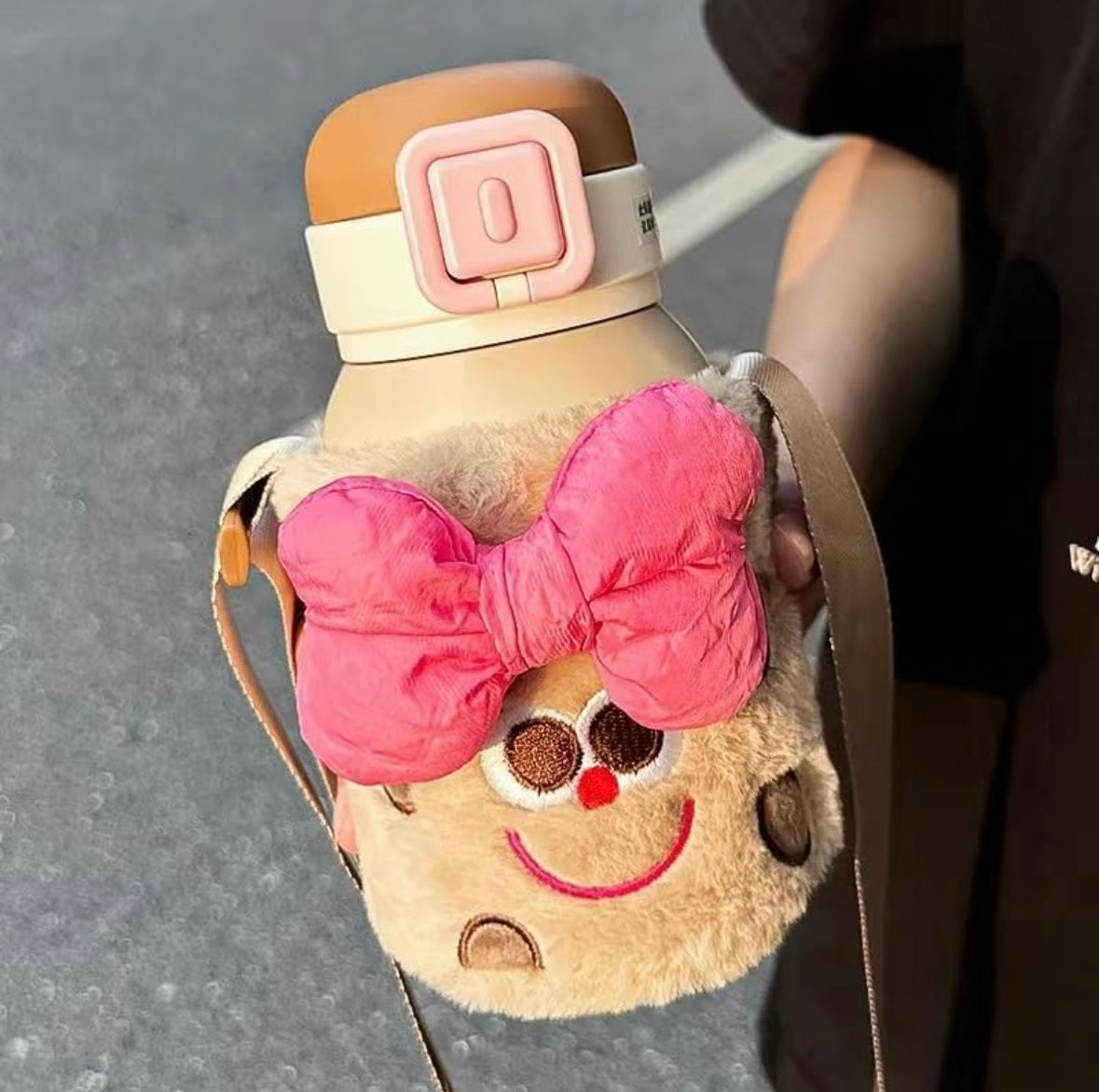 Cute Plush Cup Bottle