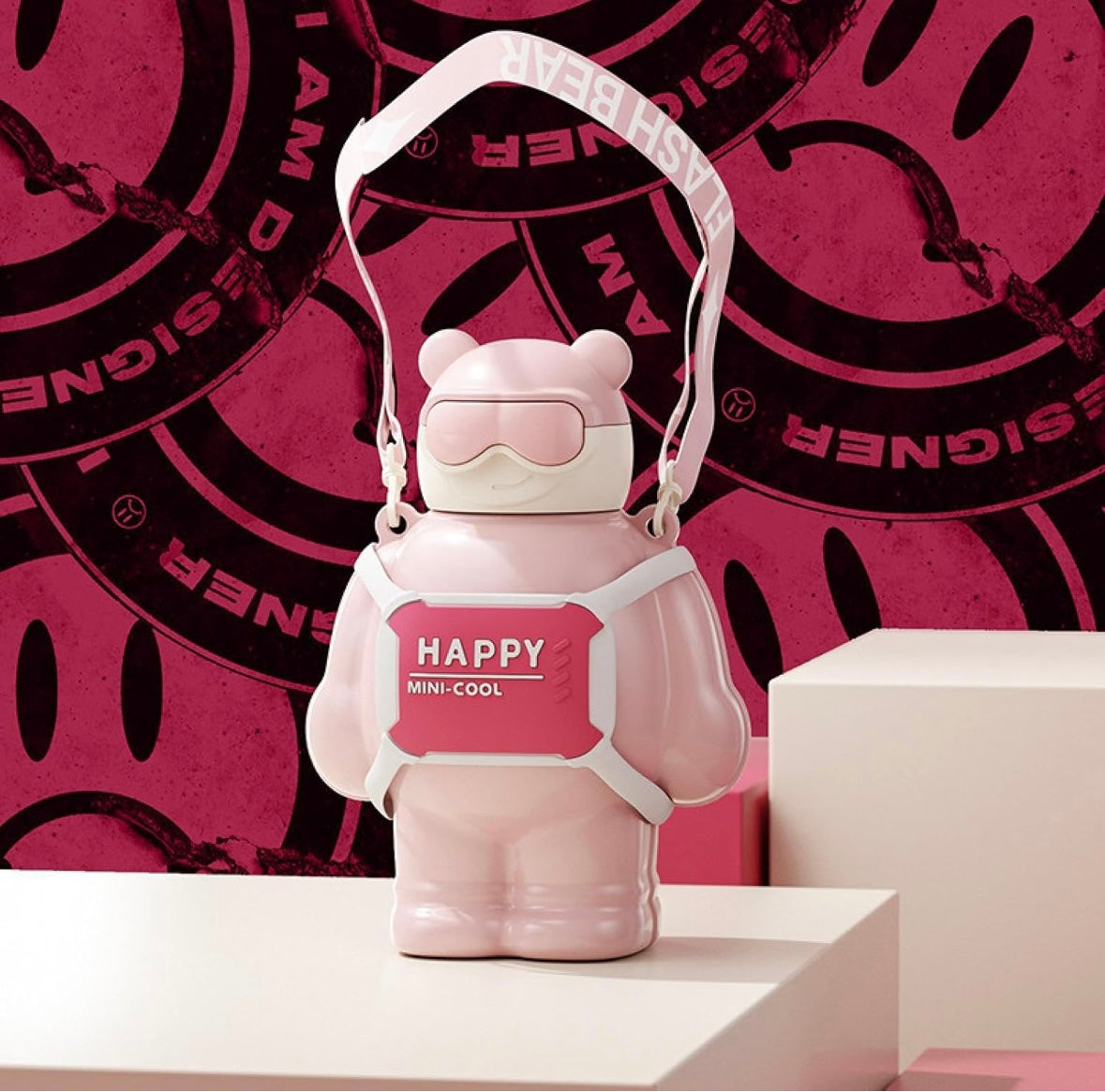 Thunderbolt Bear Thermos Bottle