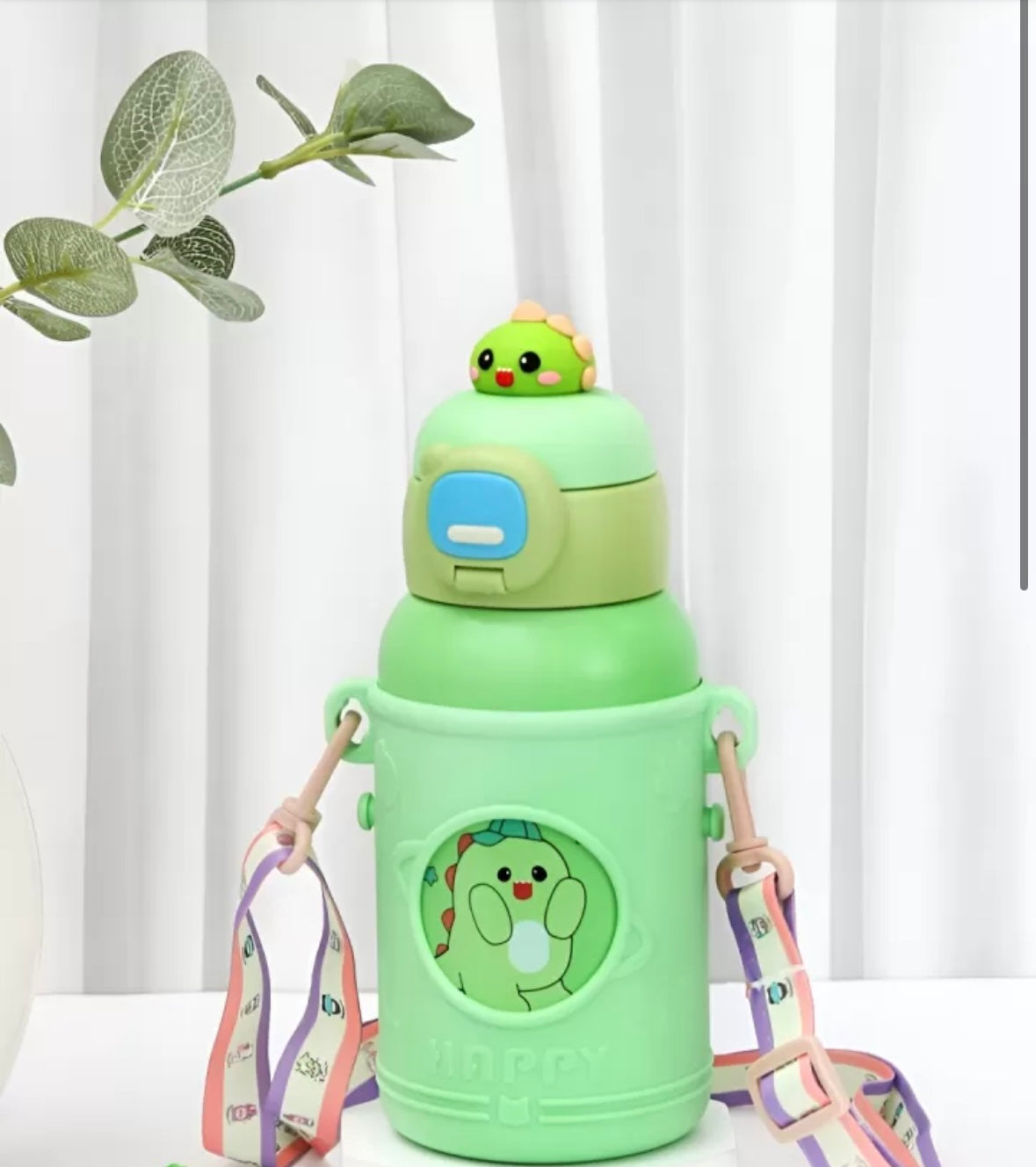 Cute Bottle With Bottle Cover And Shoulder Strap