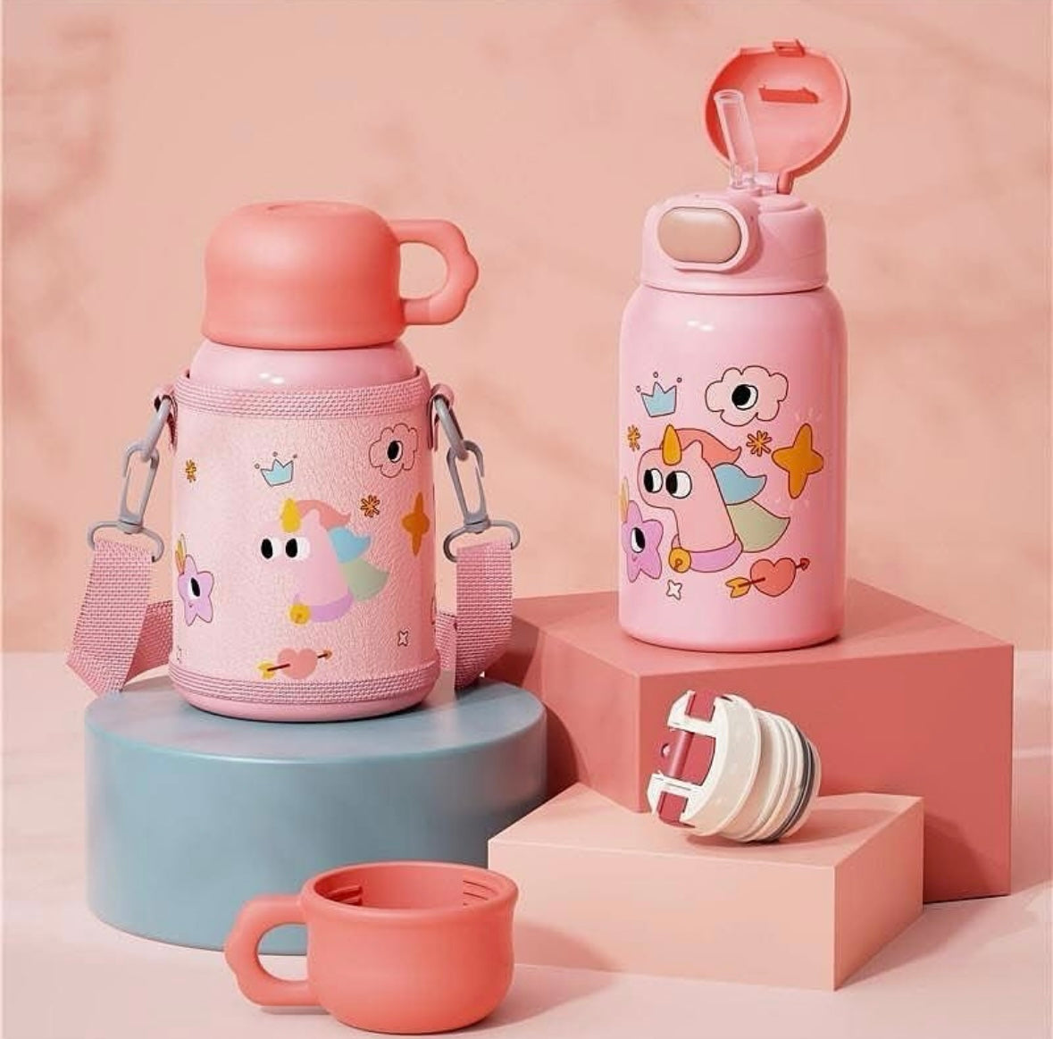 Cute Graffiti Children's Thermos Bottle