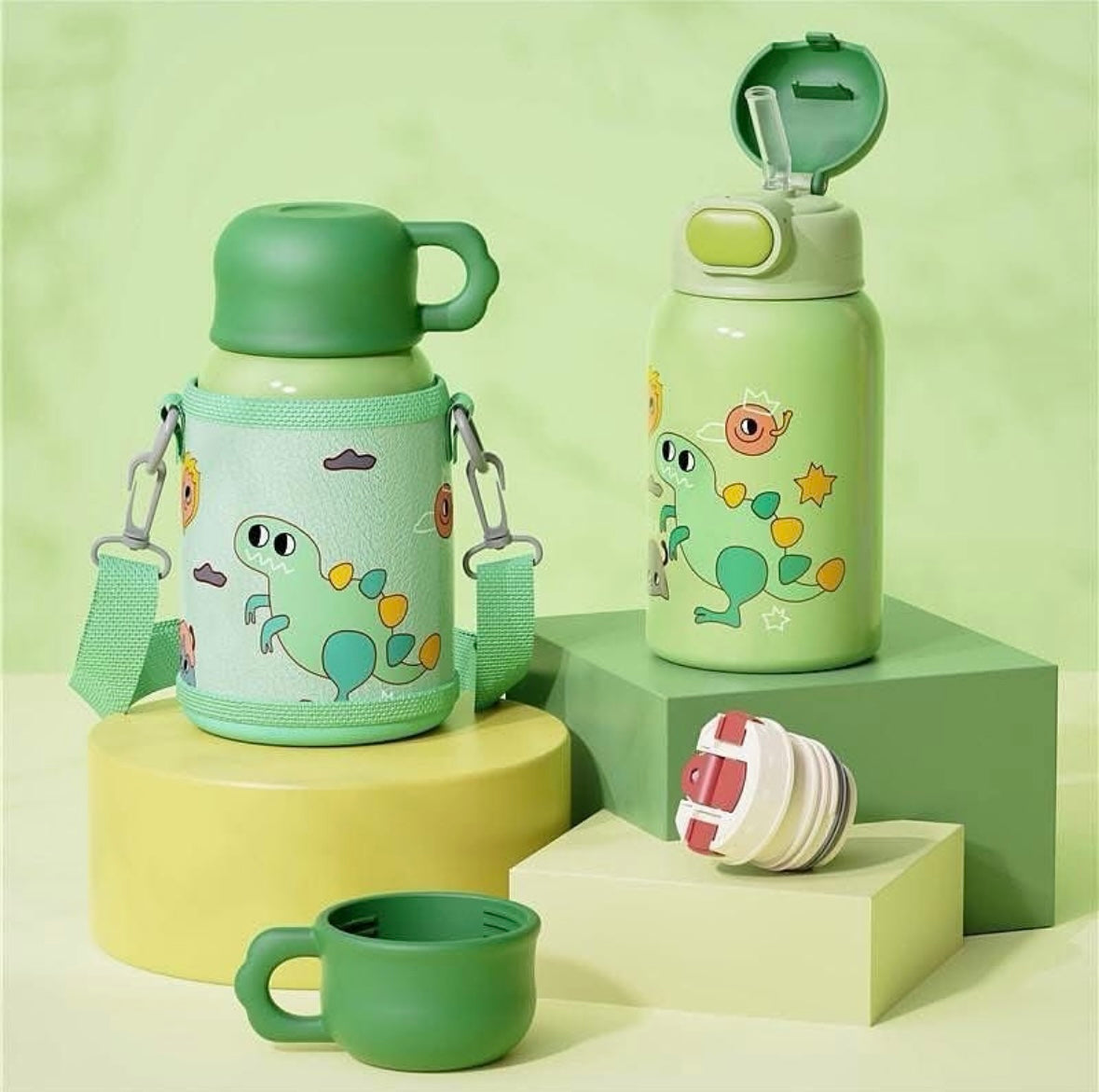 Cute Graffiti Children's Thermos Bottle