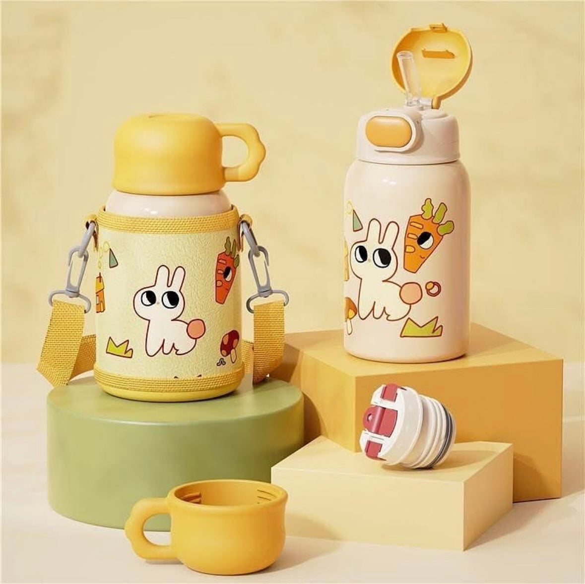 Cute Graffiti Children's Thermos Bottle
