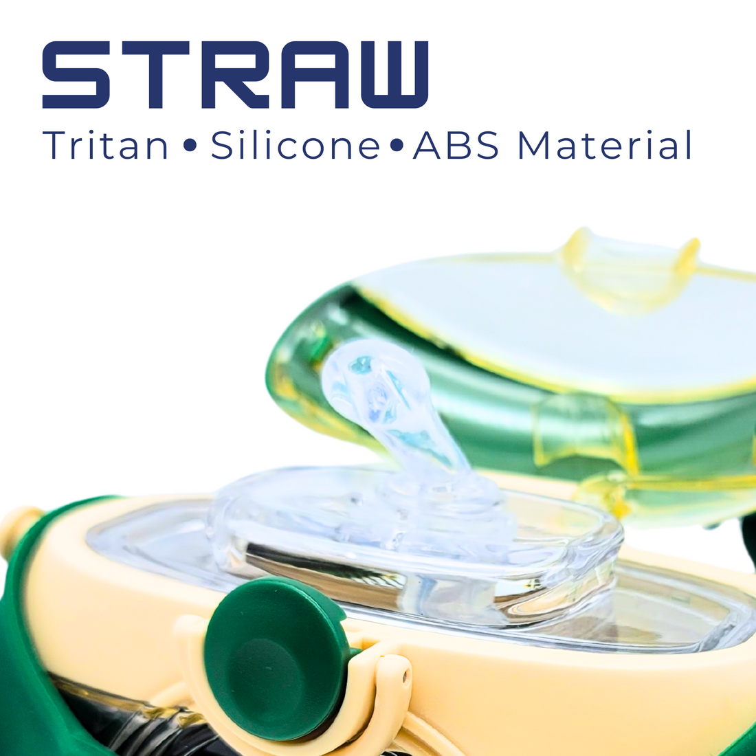 Astronaut Straw Round Bottle