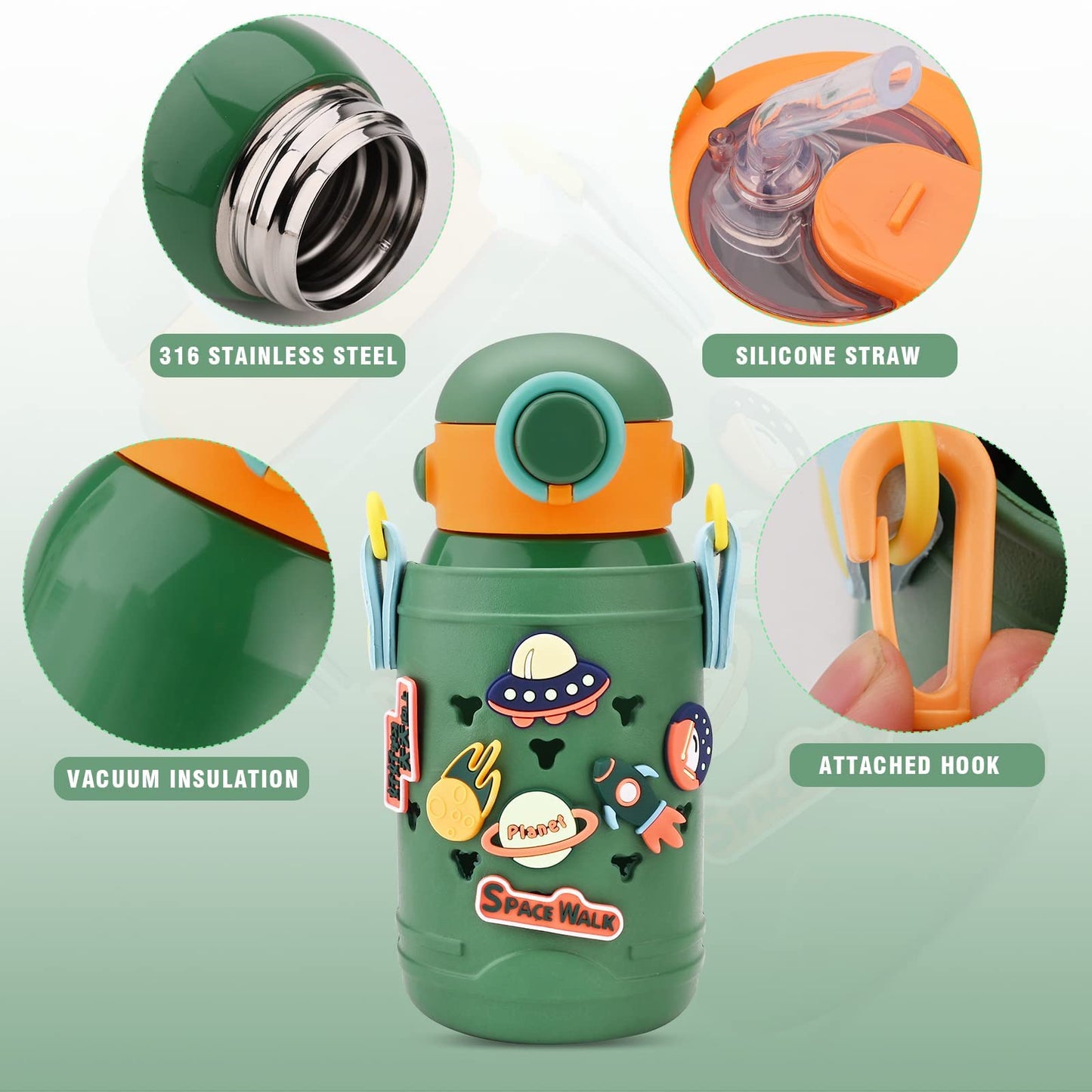 Toy Trinkets Themed Water Bottle