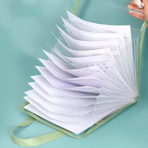 Transparent A4 File Folder