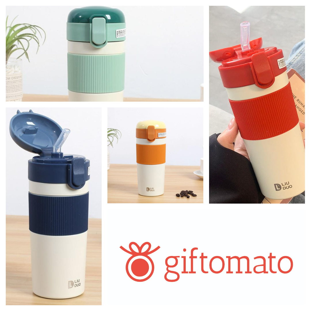 Insulated Kids Water Bottle with Straw Cups Thermo