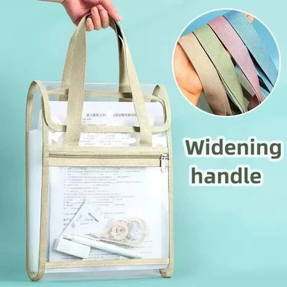 Transparent A4 File Folder