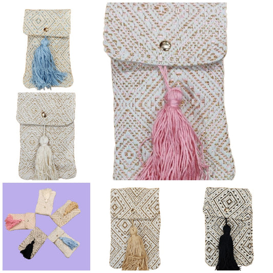 Mini Woven Crocheted Bag