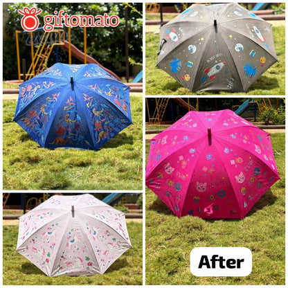 Magical Color Changing Umbrella with Whistles
