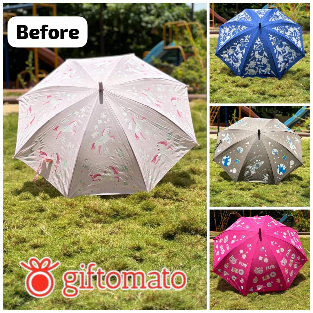 Magical Color Changing Umbrella with Whistles