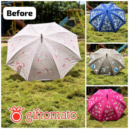 Magical Color Changing Umbrella with Whistles