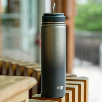Tyeso Sports Bottle With Steel Handle