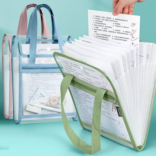 Portable Transparent Zipper Storage Bag