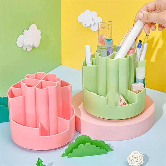 Rotatable Desk Pen Holder Storage Cup Desk