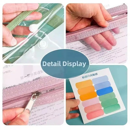 Transparent A4 File Folder
